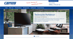 Desktop Screenshot of camps-kiel.de